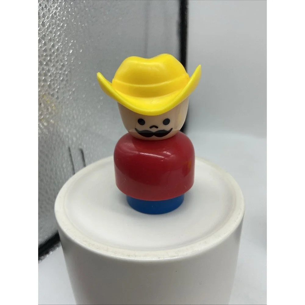 Fisher‎ Price Little People Nostalgic 50th Birthday Farmer Mom Boy Girl 2008